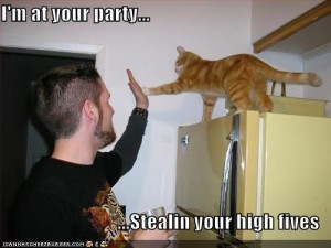 Stealing High-fives